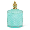 Quilted Covered Jar - Turquoise | Putti Fine Furnishings