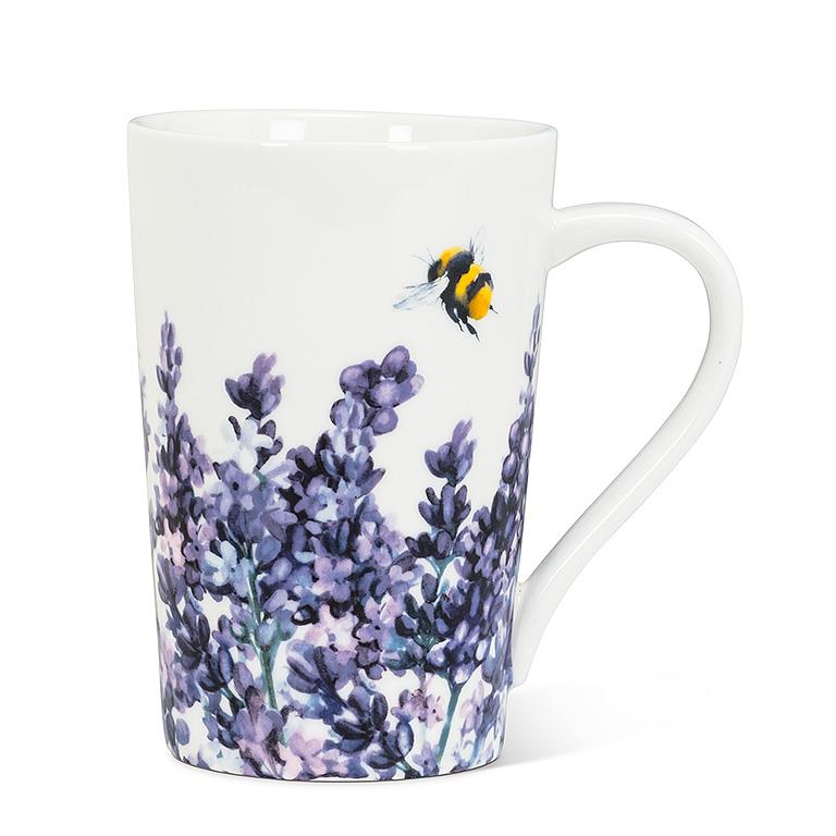 Lavender & Bees Tall Mug | Putti Fine Furnishings 
