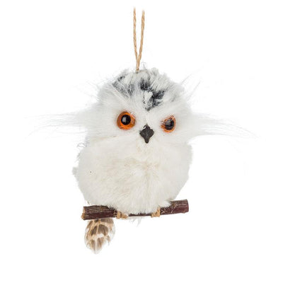 Owl on Branch Ornament