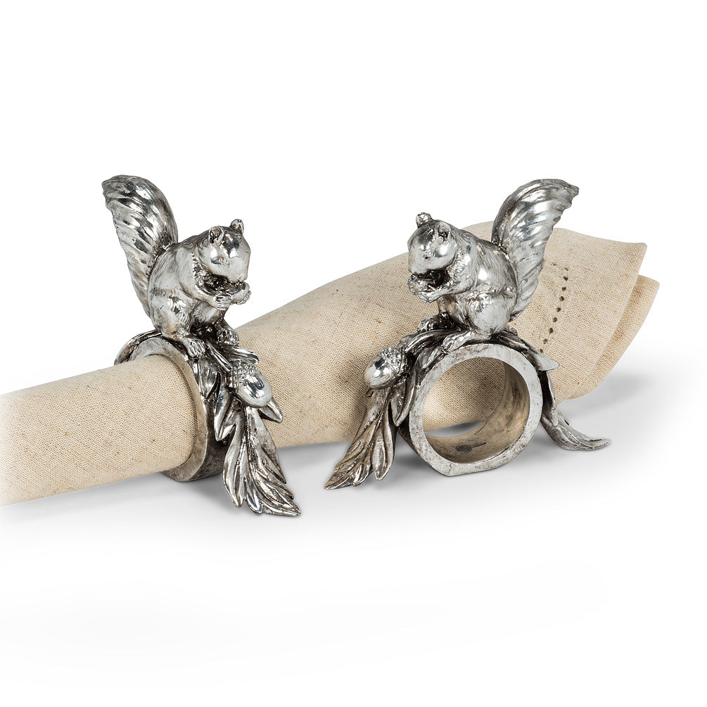 Squirrel Napkin Ring - Putti Fine Furnishings Canada