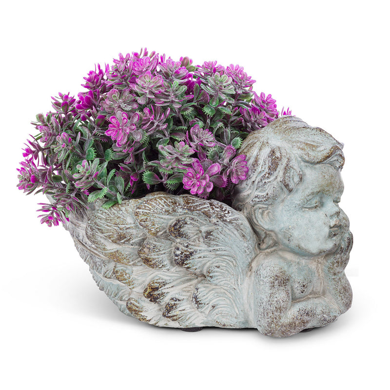 Resting Cherub Planter