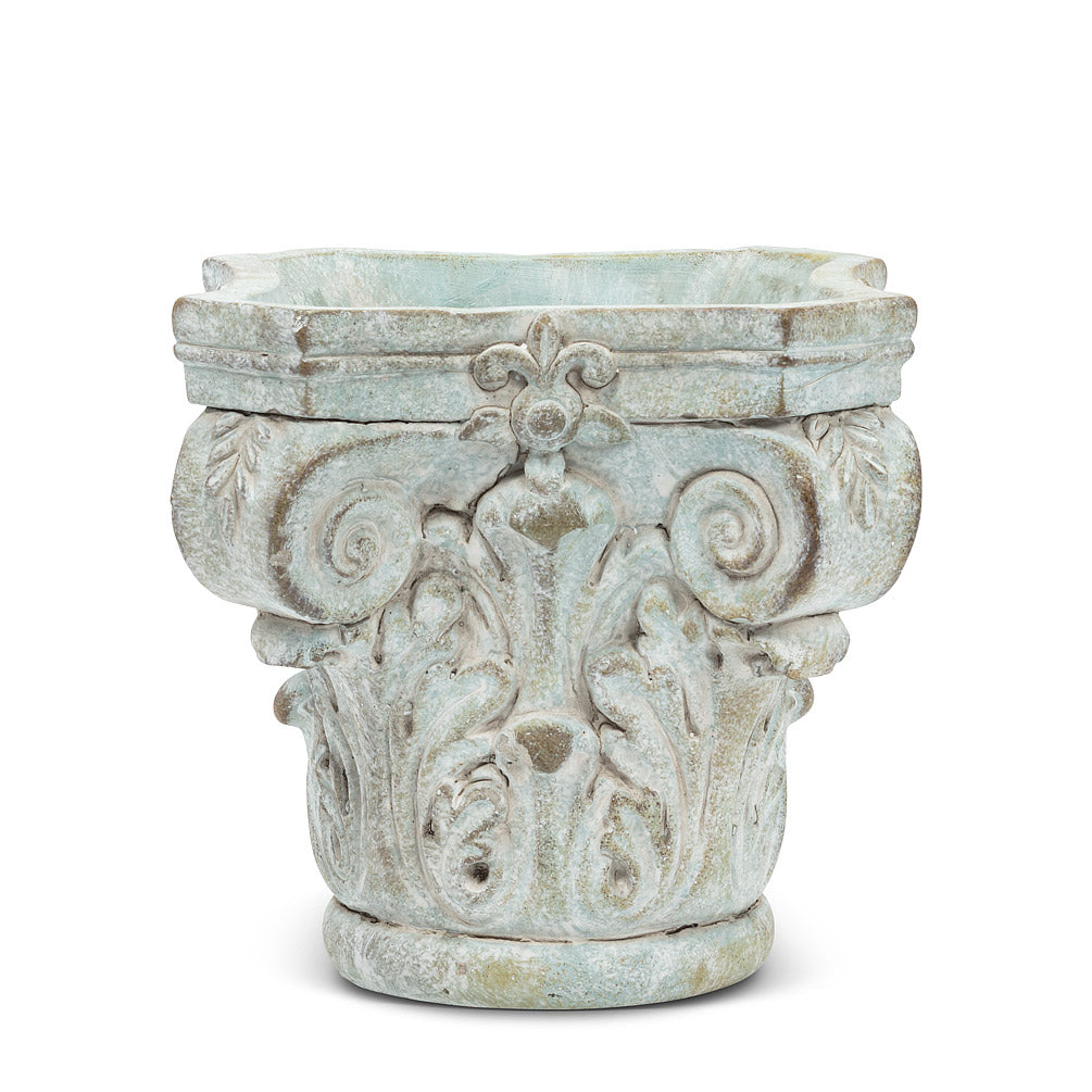 Square Column Cap Planter | Putti Fine Furnishings Canada