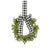 Boxwood Wreath with Ribbon - Small | Putti Christmas Celebrations