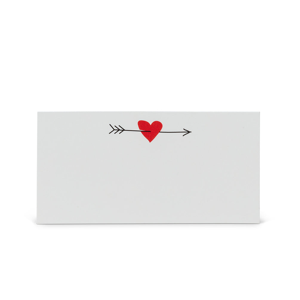Heart and Arrow Place Cards