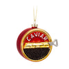 Caviar Glass Christmas Ornament
