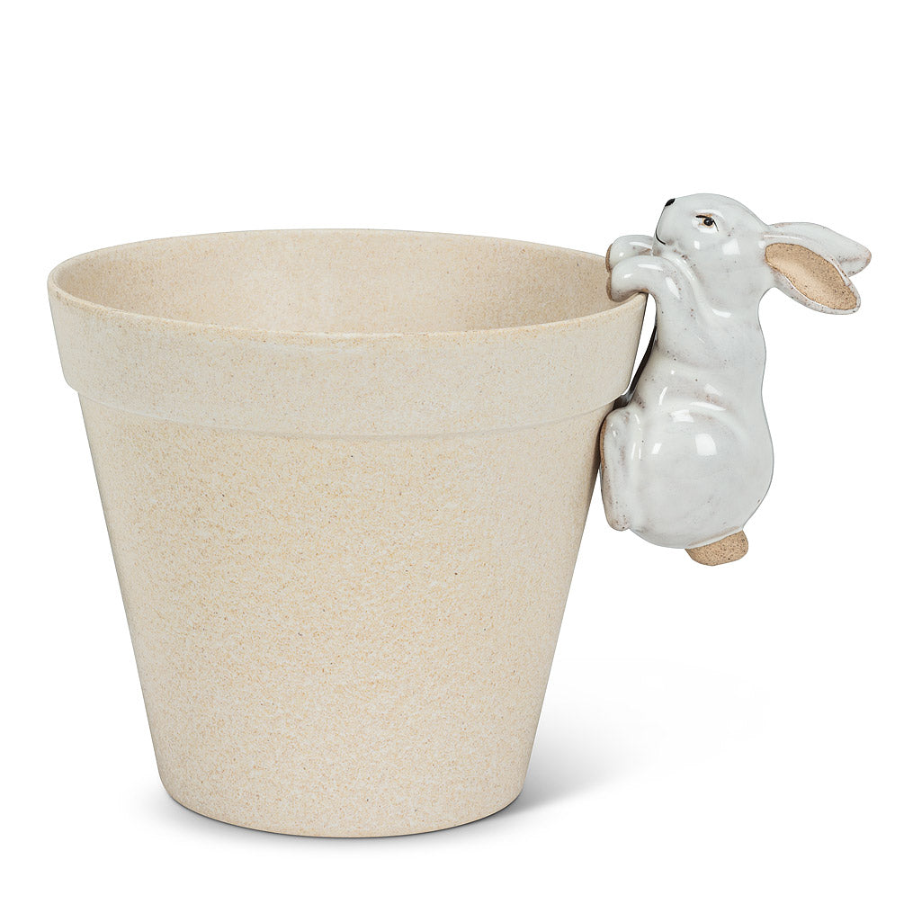 White Bunny Pot Hanger | Putti Fine Furnishings Canada