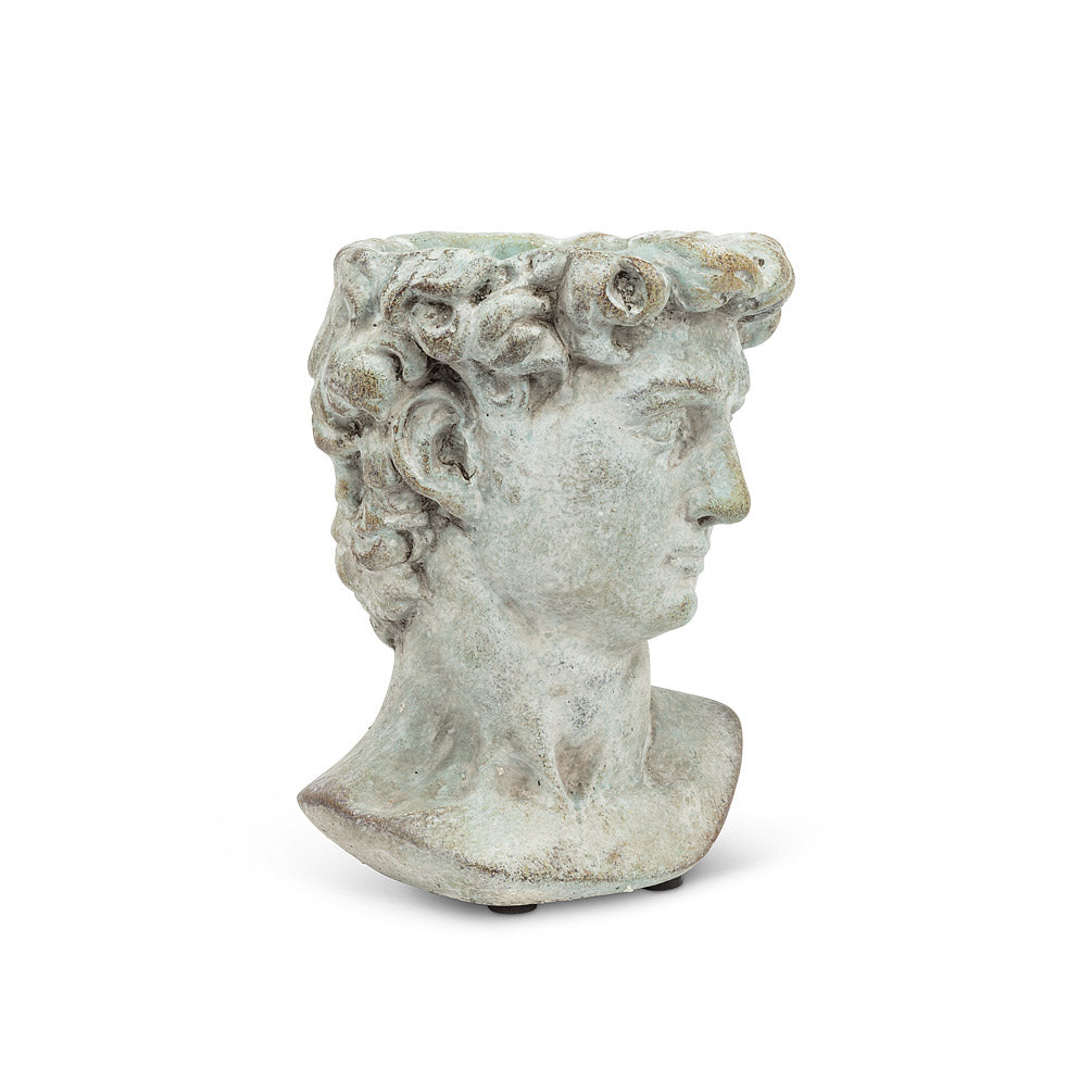 Man Head Planter - Extra Small  | Putti Fine Furnishings Canada