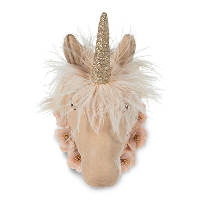 Wall Mount Unicorn Head with Garland | Le Petite Putti