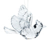 Clear Flying Cardinal Ornament | Putti Christmas Decorations Canada