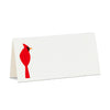 Single Cardinal Fold Over Placecards  | Le Petite Putti Celebrations  - Canada