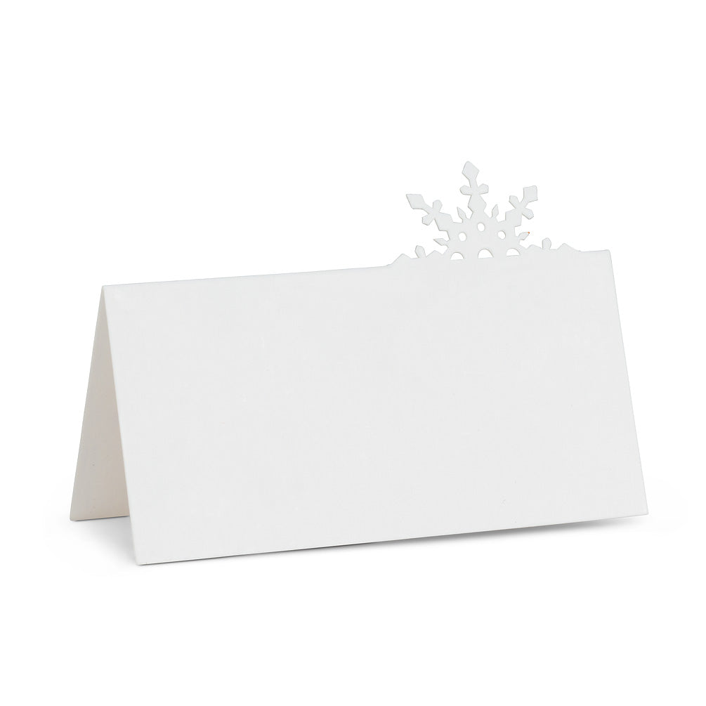 Cutout Snowflake Place Cards