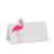 Flamingo Folded Place Cards