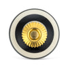 Black and White Striped Knob | Putti fine Furnishings Canada