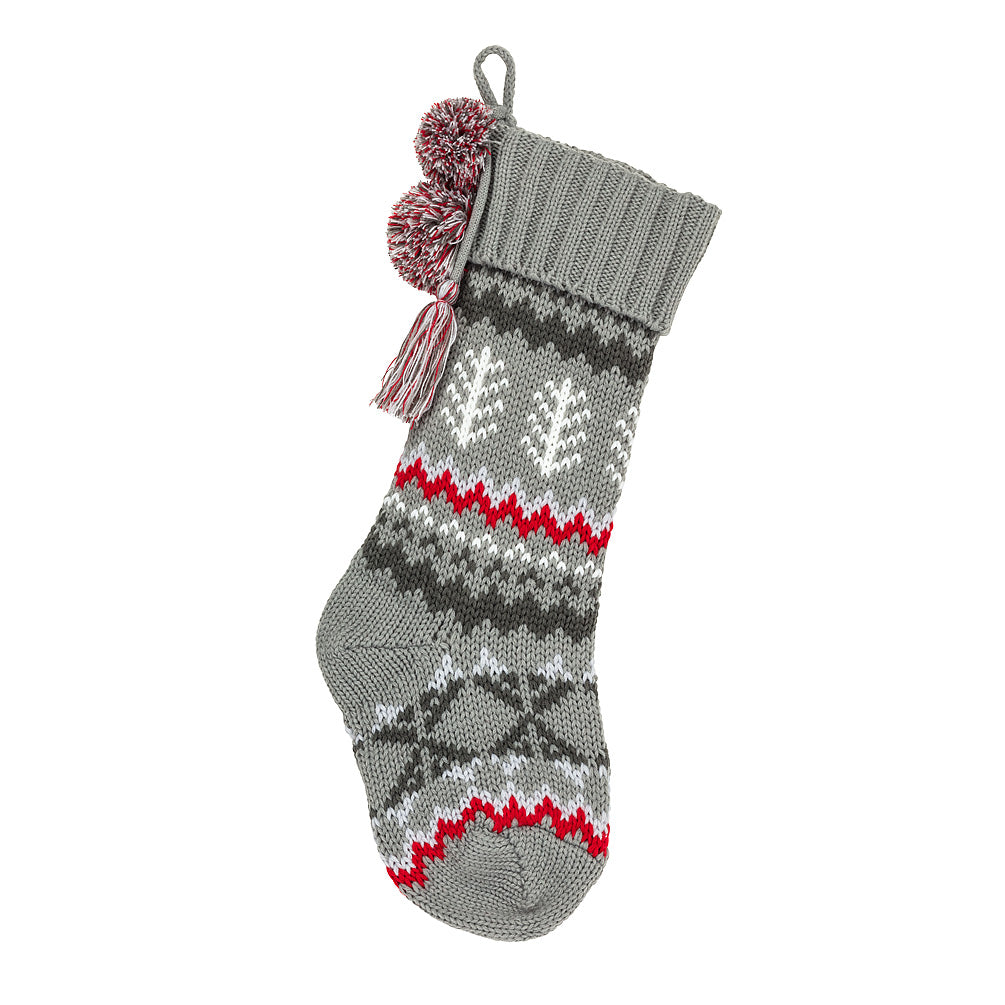 Nordic Knit Stocking | Putti Christmas Decorations