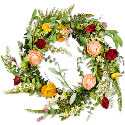 Meadow Flower Wreath | Putti Fine Furnishings