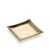 Small Square Plate with Gold Foil