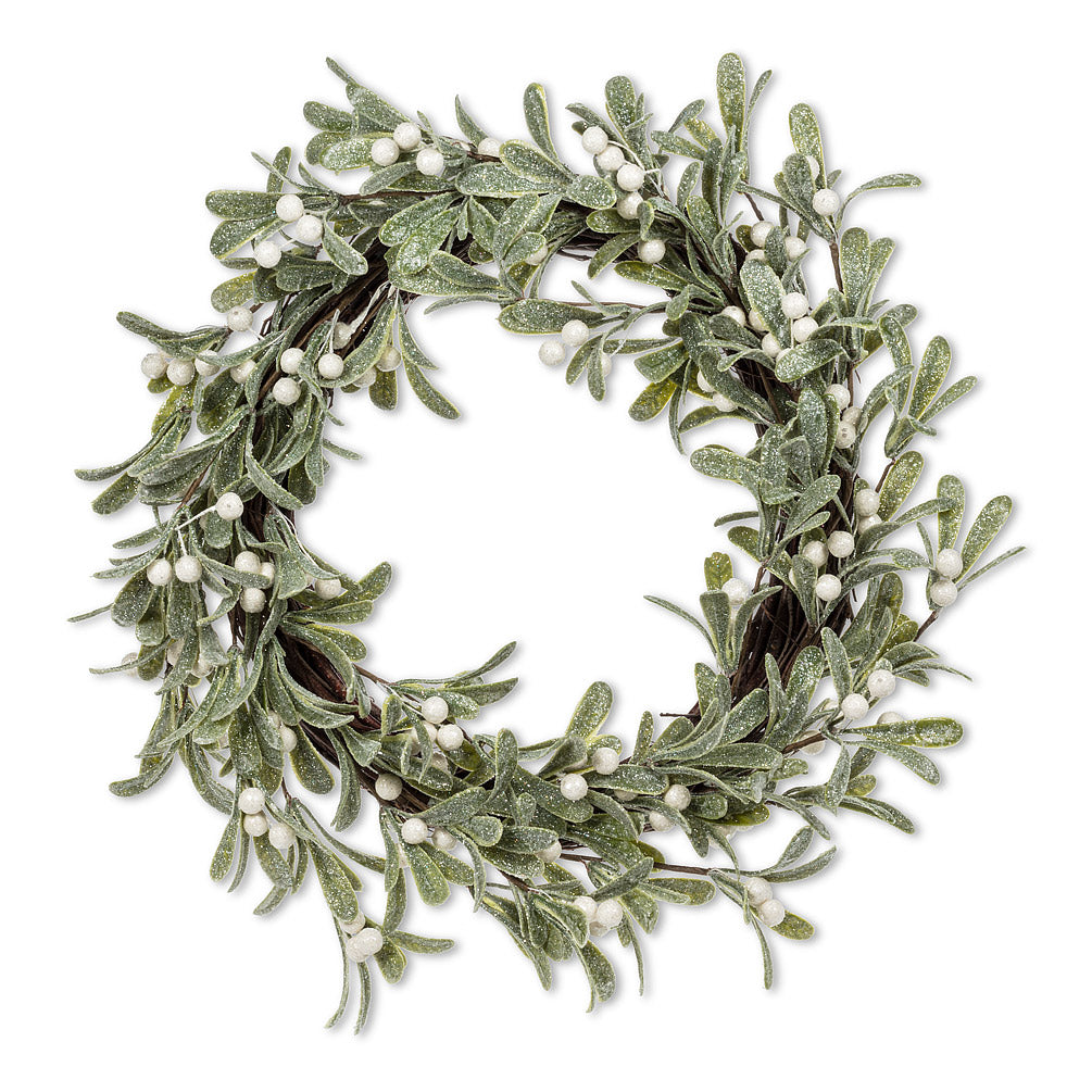 Frosted Mistletoe Wreath  | Putti Christmas Canada
