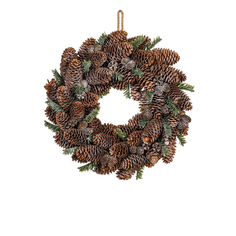 Pinecone & Bough Wreath - Small