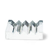 Ridged Acrylic Soap Dish | Putti Fine Furnishings