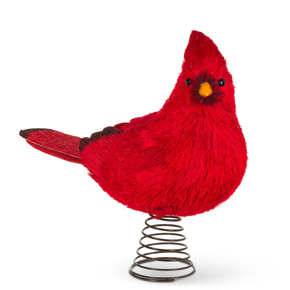 Large Red Cardinal Christmas Tree topper | Putti Christmas 