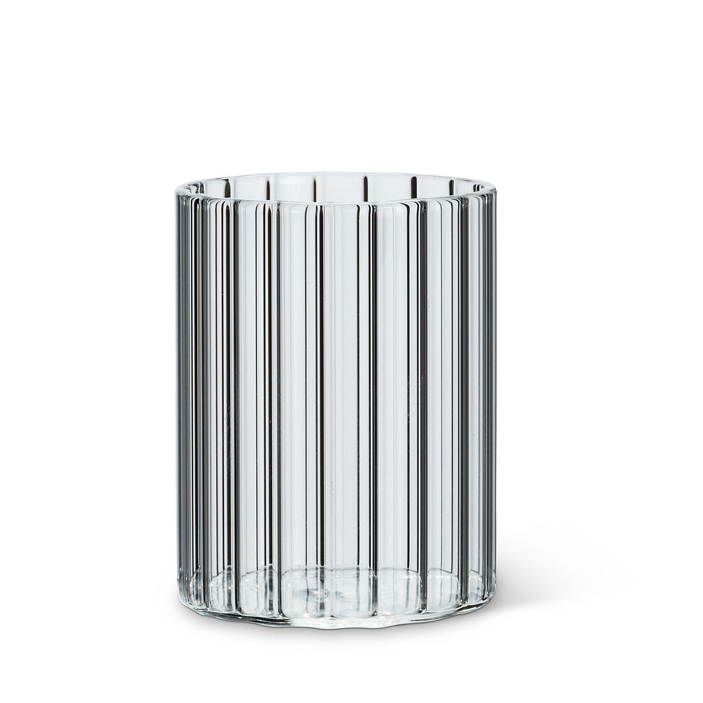 Panel Glass Tealite Holder - Small