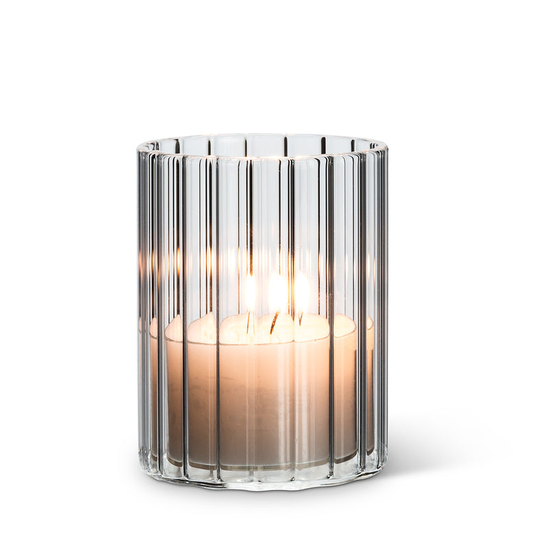 Panel Glass Tealite Holder - Small