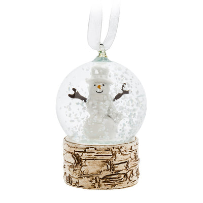 Small Snowman Snow Globe Ornament