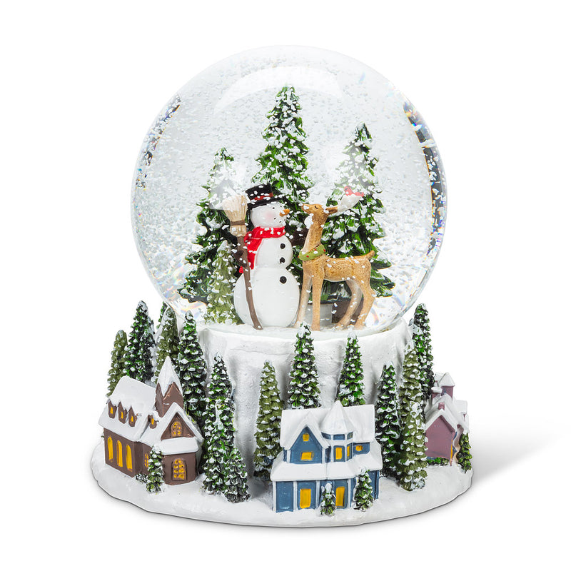 Large Village Snow Globe with Music | Putti Christmas 