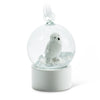Winter White Owl Snow Globe Ornament | Putti Christmas Celebrations