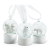 Winter White Squirrel Snow Globe Ornament | Putti Christmas Celebrations