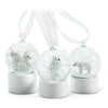 Winter White Polar Bear Snow Globe Ornament