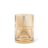 Small Gold Striped Vase