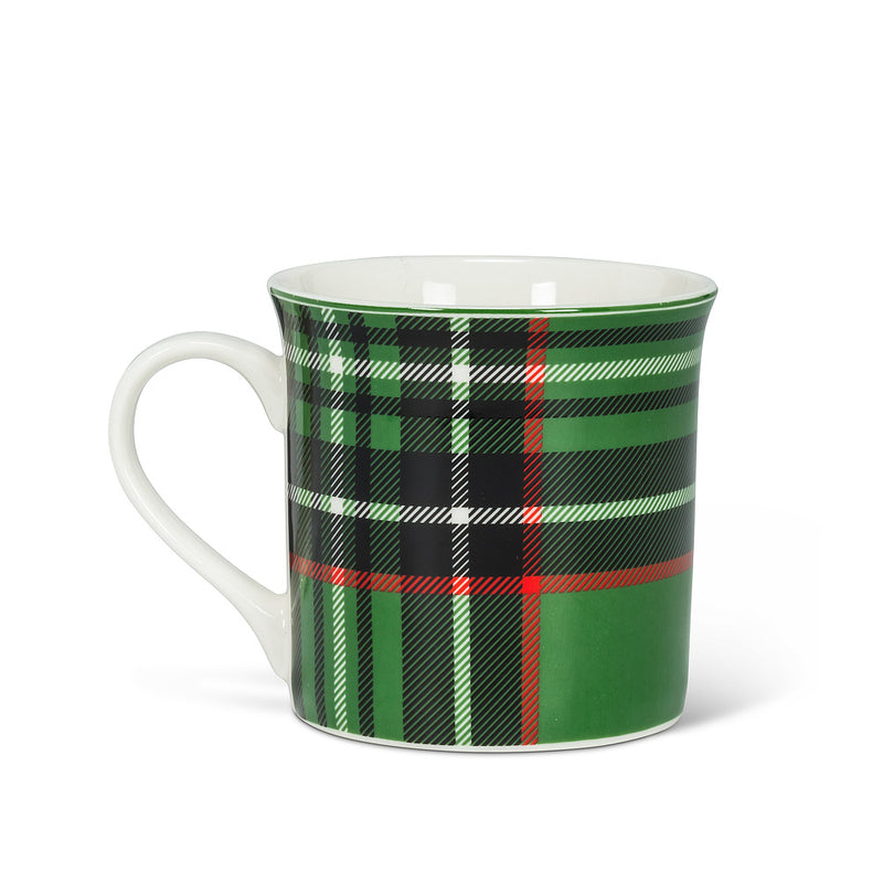 Green Tartan Mug | Putti Christmas Celebrations