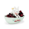 Leaping Bunny Handled Dish | Putti Fine Furnishings