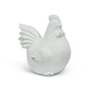 Small Sitting White Rooster | Putti Fine Furnishings
