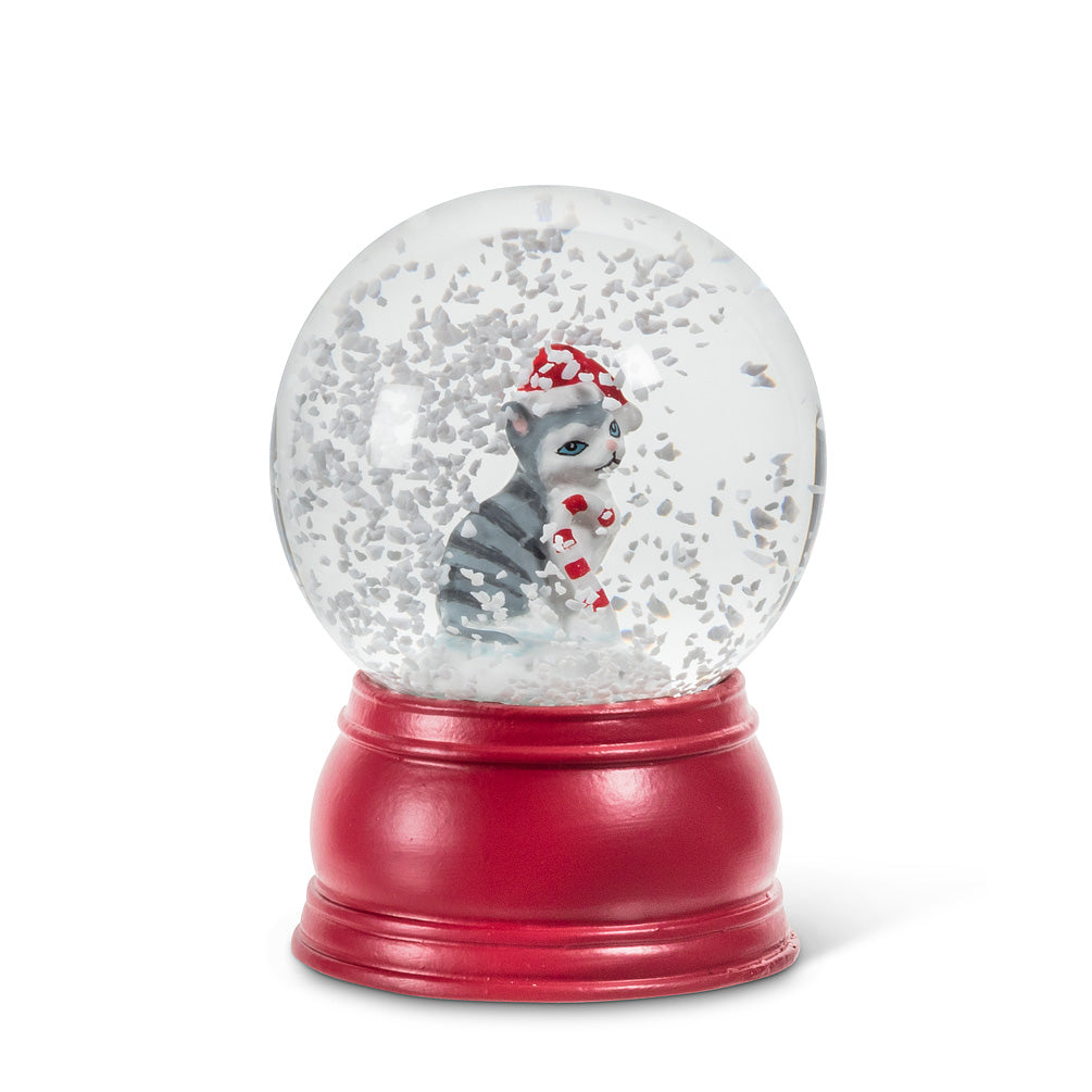 Cat Holiday Pet Snow Globe - Small | Putti Celebrations