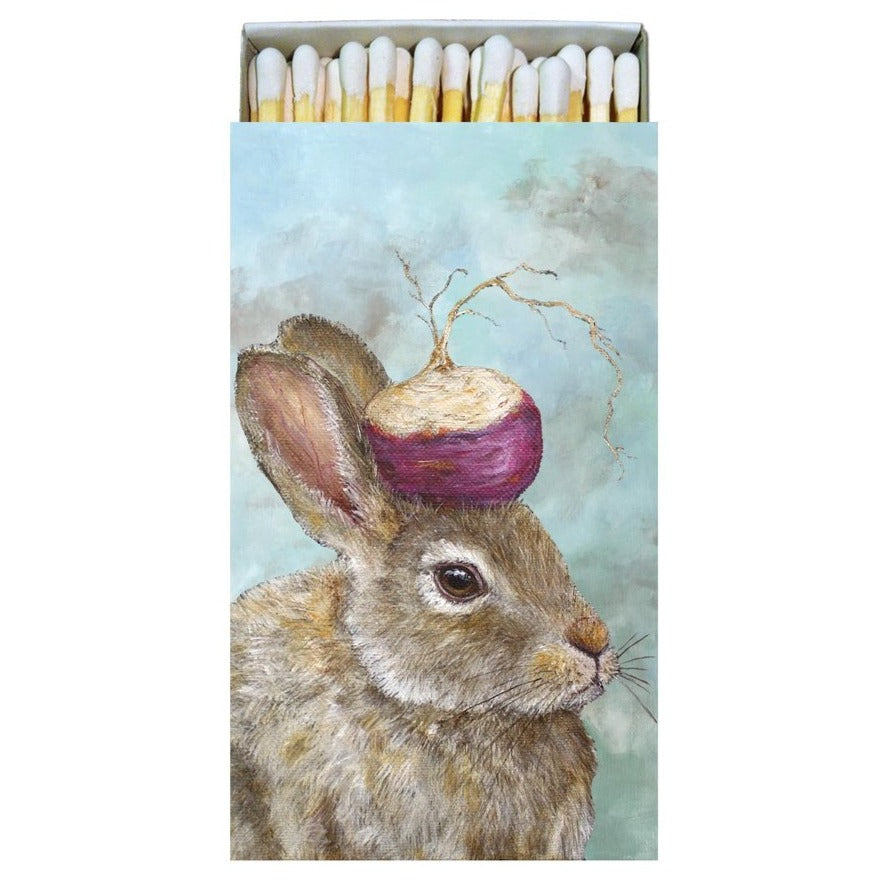 PPD "The Turnip" Hare Decoative Match Box | Putti Fine Furnishings