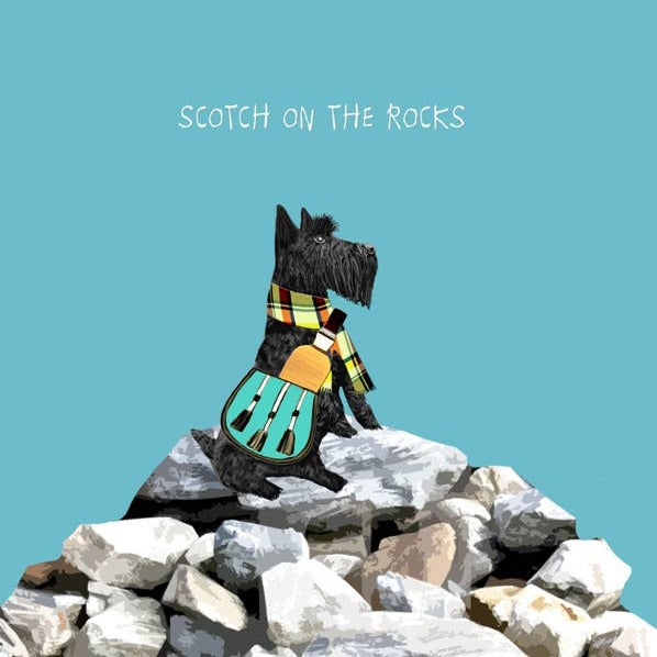 Scotch on the rocks Greeting Card | Putti Celebrations 
