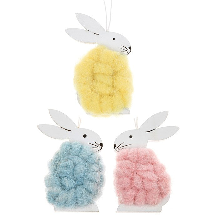  Wooly Bunny Ornament, JDUK-Joe Davies Uk, Putti Fine Furnishings