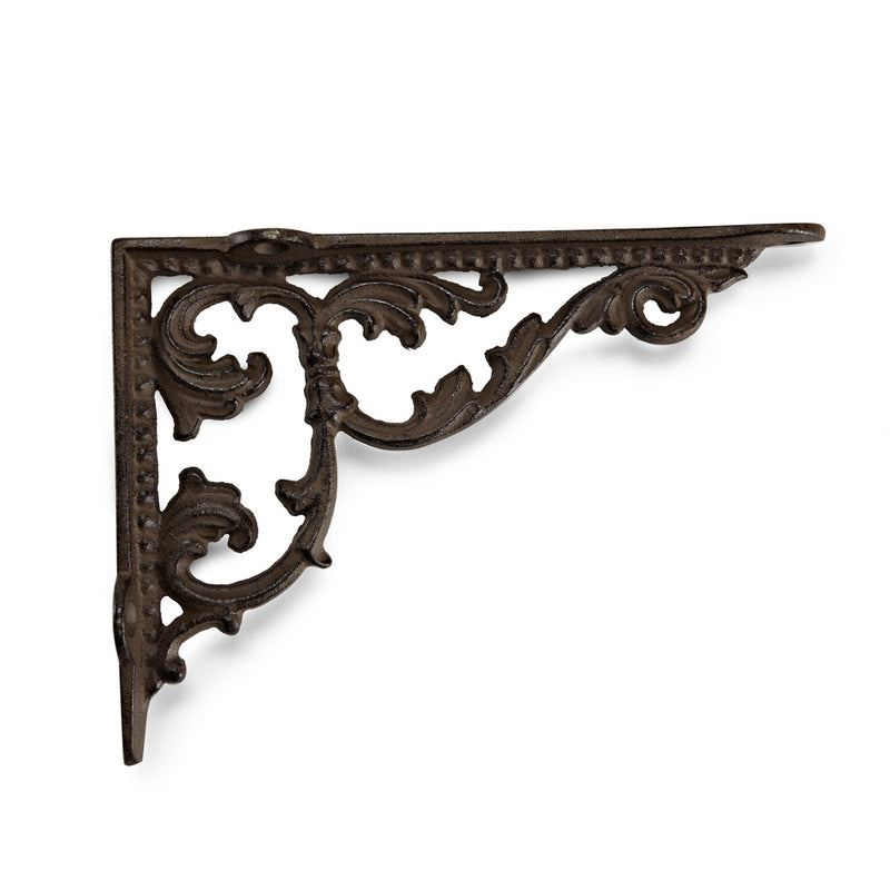 Small Dark Brown Scroll Wall Bracket | Putti Fine Furnishings 