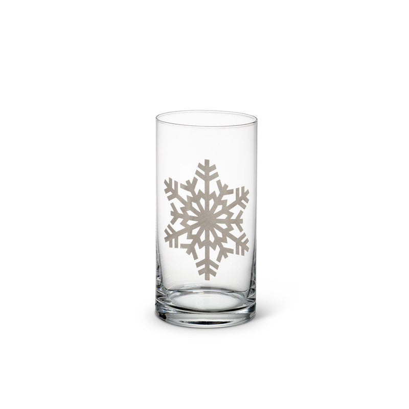  Silver Snowflake Highball, AC-Abbott Collection, Putti Fine Furnishings