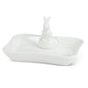 Rabbit Soap Dish -  Tableware - Abbot Collection - Putti Fine Furnishings Toronto Canada - 1