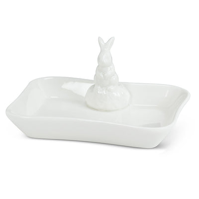 Rabbit Soap Dish -  Tableware - Abbot Collection - Putti Fine Furnishings Toronto Canada - 1