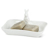 Rabbit Soap Dish -  Tableware - Abbot Collection - Putti Fine Furnishings Toronto Canada - 2