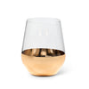 Wide Band Stemless Goblet, AC-Abbott Collection, Putti Fine Furnishings