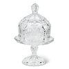 Small Covered Pedestal Plate with Hearts, Abbot Collection / Pine Center, Putti Fine Furnishings