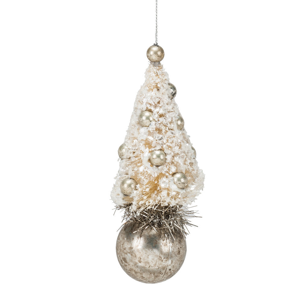 Tree on Ball Ornament -  Christmas - AC-Abbott Collection - Putti Fine Furnishings Toronto Canada