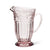  Pink Flower Glass Jug, AC-Abbott Collection, Putti Fine Furnishings