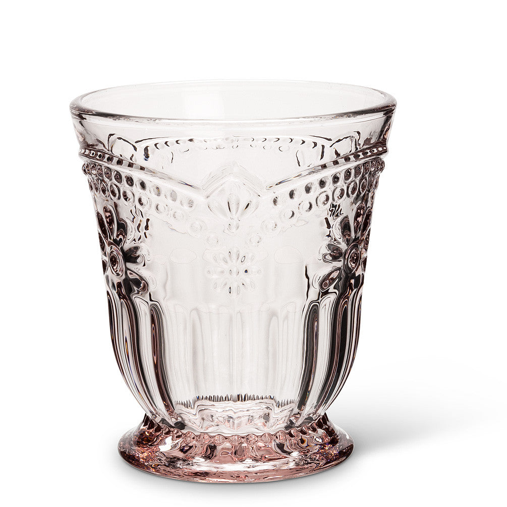 Pink Flower Tumbler -  Tableware - Abbot Collection - Putti Fine Furnishings Toronto Canada - 1