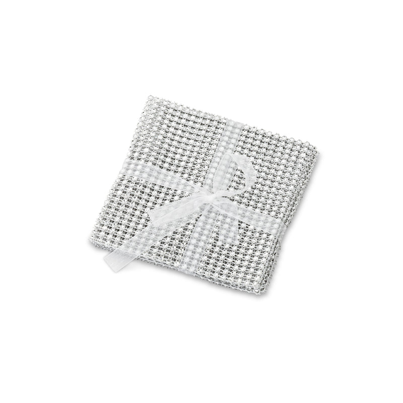 Silver Diamond Coaster -  Christmas - AC-Abbot Collection - Putti Fine Furnishings Toronto Canada - 1